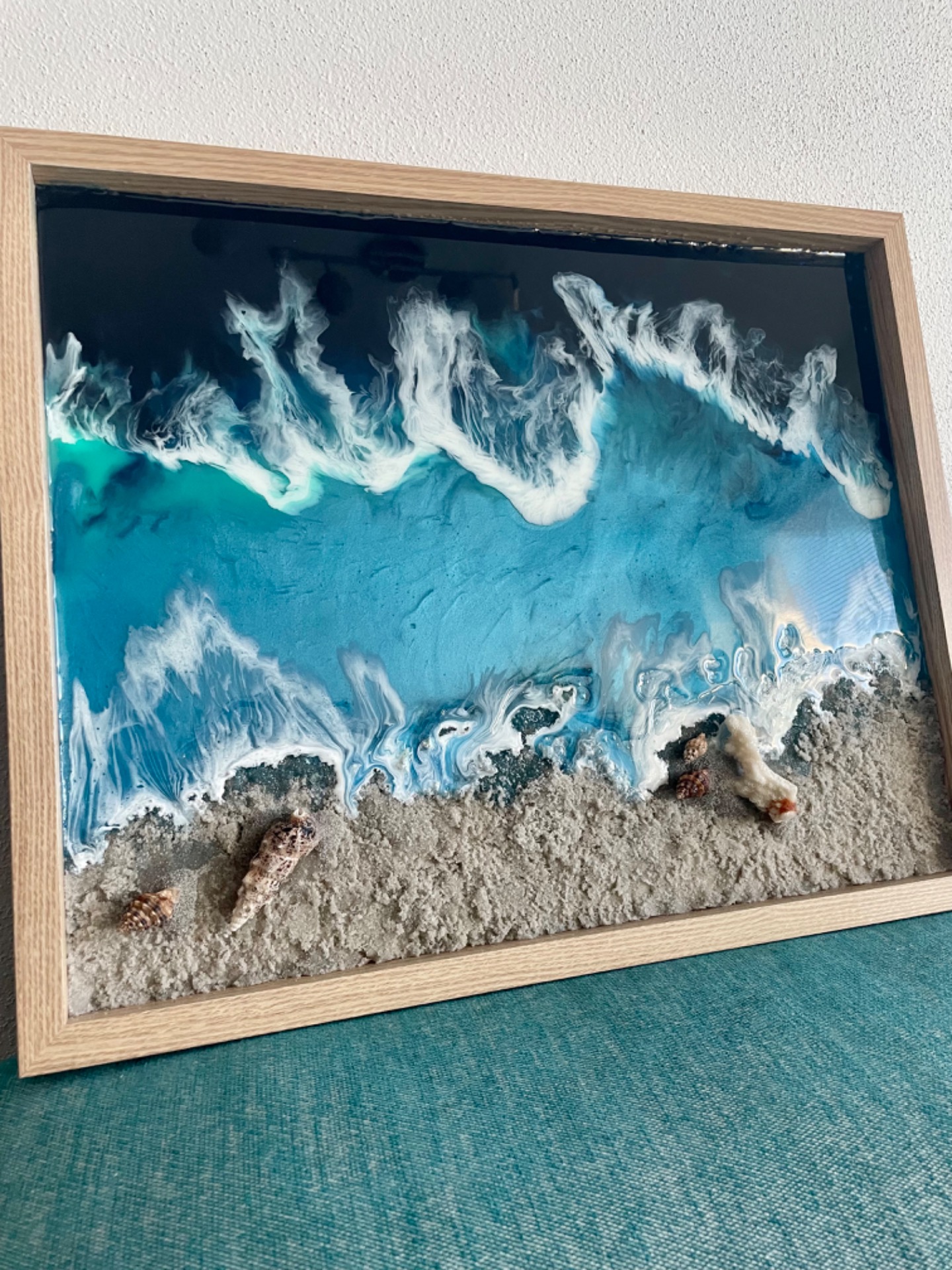 obraz Epic Ocean Waves z epoxidovej živice