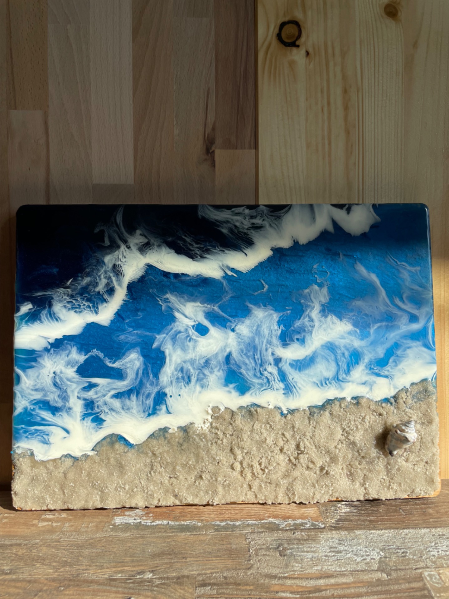 obraz Epic Ocean Waves z epoxidovej živice