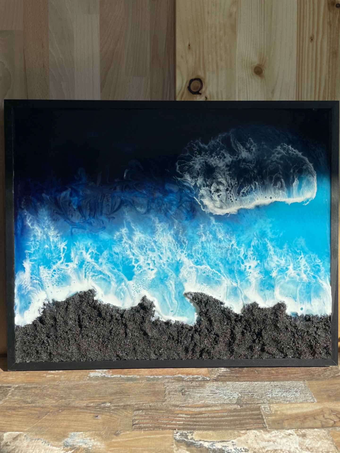 obraz Epic Ocean Waves z epoxidovej živice